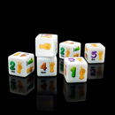 16mm Sign Language Dice | ASL Numbers 1–6 | Educational Dice with Square Corners