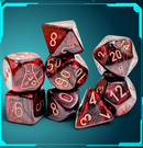 PREORDER Chessex Lab Dice™ 10 Lustrous® Gothic/copper Polyhedral 7-Die Set
