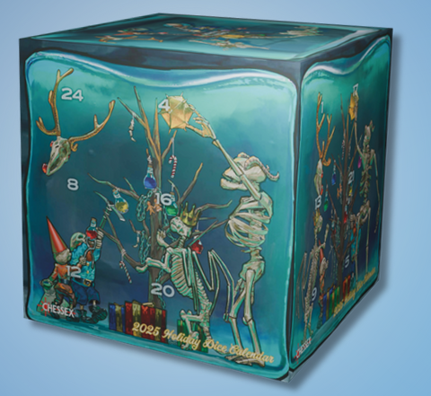 (preorder) 2025 Chessex Holiday Calendar Box