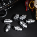 Bulletproof Fate: 7-Dice Bullet-Shaped RPG Resin Dice Set