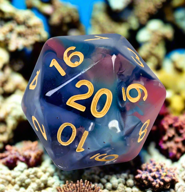 Diffusion Coral Reef - 30mm XL d20 | Single Large d20
