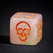 💀16mm "Death Roll" Pearl Swirl Skull d6 – Single Die