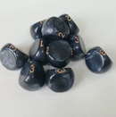 Slate Gray Swirl d3 Die | 3-Sided Dice Single Piece