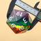 Prismatic Veil Colossus: 55mm Giant d20 Dice with Subtle Rainbow Core