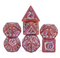 Dragon Script Emberglow: 7-Dice RPG Set – Copper with White Script Inks
