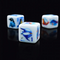 Aquatic Adventure Dice – 16mm Square-Edge D6 w/Printed Water Creatures (sold by piece)