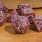 Dragon Script Emberglow: 7-Dice RPG Set – Copper with White Script Inks