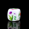 16mm Spring Tulip Flower Dice – Printed Floral D6 – Choose Your Quantity