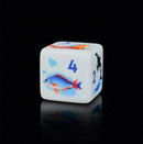 Aquatic Adventure Dice – 16mm Square-Edge D6 w/Printed Water Creatures (sold by piece)