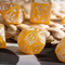 Golden Hareburst: 7-Dice Bunny RPG Set (Yellow & White)