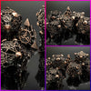 Hollow Metal Dice Set Copper 7pc Polyhedral RPG Dice