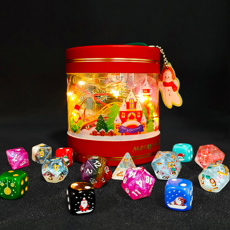 *preorder* Chirstmas Box | 7xDice Sets and 1x Christmas Pipped Set