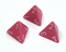 Opaque Polyhedral Pink /white d4 | 4-Sided Dice (sold per die)