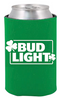 St. Patrick's Day Green Bud Light AB Koozie Fits 12 oz Aluminum Can Coozie