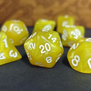 Sunny Horizon Pearl 7-Dice Set: D&D Roleplaying Essentials