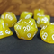 Sunny Horizon Pearl 7-Dice Set: D&D Roleplaying Essentials