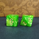 Grass Emerald Enchantment Pearl 7-Dice Set: A D&D Must-Have