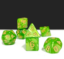 Grass Emerald Enchantment Pearl 7-Dice Set: A D&D Must-Have