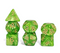 Grass Emerald Enchantment Pearl 7-Dice Set: A D&D Must-Have