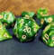 Forest Emerald Pearl 7-Dice Set: D&D Roleplaying Essentials