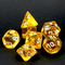 Dazzling Yellow Translucent Dice Set: D&D Roleplaying Essentials