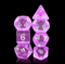 Enchanted Purple Translucent Dice Set: D&D Roleplaying Essentials