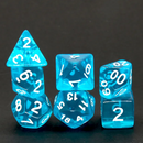 Mystic Blue Translucent Dice Set: D&D Roleplaying Essentials