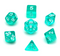 Radiant Teal Translucent Dice Set: D&D Roleplaying Essentials