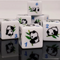 (White) Panda Dice | Printed d6 Dice Featuring Fantasy Animal Numbered