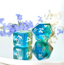 Coconut Themed Dice | 7-Dice Resin Dice Set Polyhederal Dice Set