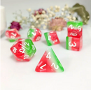 Watermelon  | 7-Dice Resin Dice Set DND Dice Layered Dice