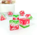 Watermelon  | 7-Dice Resin Dice Set DND Dice Layered Dice