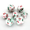 Verdant Flame: 7-Dice Acrylic DnD Set - Heat Reactive Color Change Dice