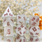 Pearl Radiance 7-Dice RPG Set - White Pearl with Copper Numbers