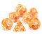 Hot Air Balloon  | 7-Dice Resin Dice Set DND Dice Orange