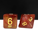 Aurora Collection - Emberglow Radiance Dice Set