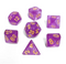 Aurora Collection - Twilight Amethyst Dice Set