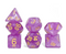 Aurora Collection - Twilight Amethyst Dice Set