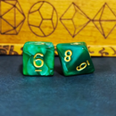 Jade Gold Pearl 7-Dice Set: D&D Roleplaying Essentials