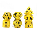 Golden Sun Pearl 7-Dice Set: D&D Roleplaying Essentials