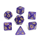 Royal Amethyst Pearl 7-Dice Set: D&D Roleplaying Essentials