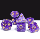 Royal Amethyst Pearl 7-Dice Set: D&D Roleplaying Essentials