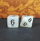 Moonlit Pearl 7-Dice Set: Shimmering Elegance for Roleplaying Adventures