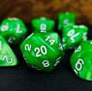 Jade Forest Pearl 7-Dice Set: D&D Roleplaying Essentials