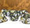 Aurora Collection – "Golden Obsidian" 7-Dice Set