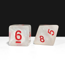 Aurora Collection – "Crimson Frost" 7-Dice Set