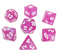 Aurora Collection - "Cosmic Pink" 7-Dice Set