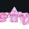 Aurora Collection - "Cosmic Pink" 7-Dice Set