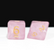 Aurora Collection - Rose Quartz Radiance Dice Set