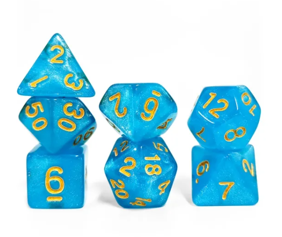 Aurora Collection - Ocean Breeze Dice Set